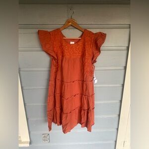 J. Marie Womens Embroidered dress Large BNWT